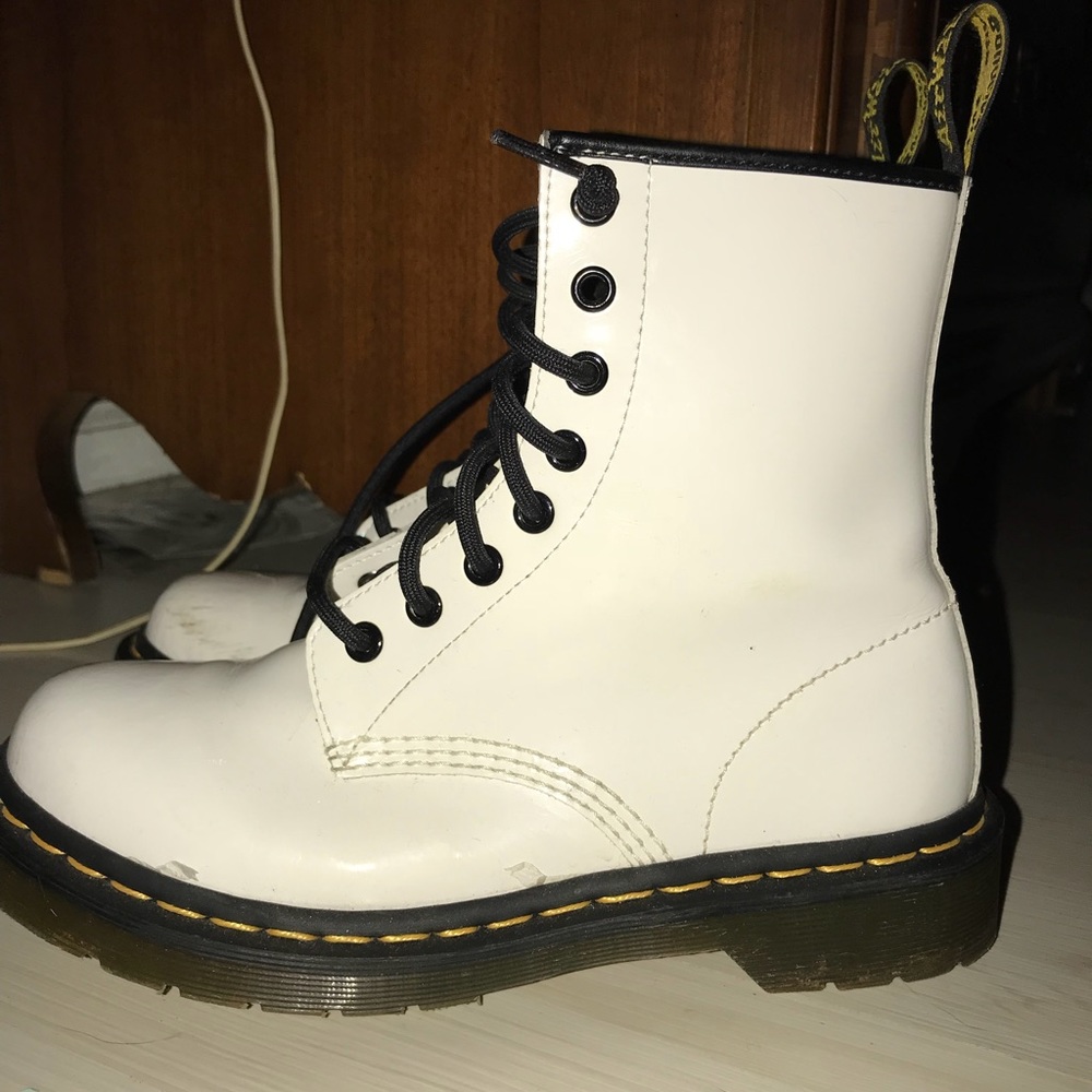 White Dr. Martens